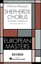 Shepherd's Chorus SATB choral sheet music cover